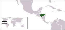 Honduras map