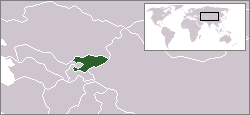 Kyrgyzstan map