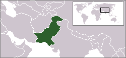 Pakistan map