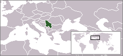 Serbia map